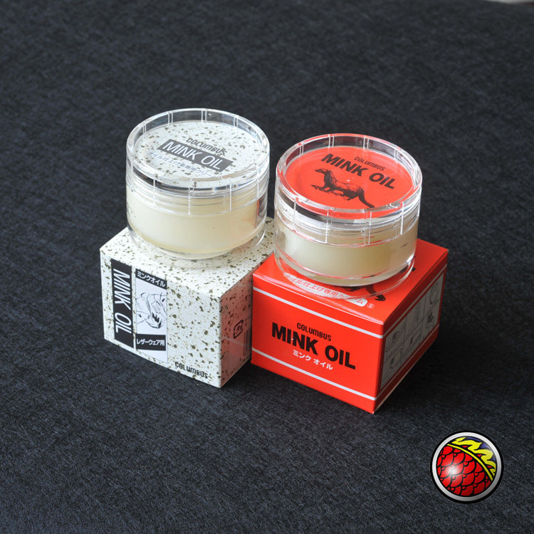 Seven-coloured dragon facing Japan imports COLUMBUS Columbus ferret oil raw mill leather maintenance on oil DIY