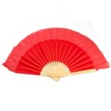 8 -INCH Real Silk Rongchang Fan Dancing Special's Special Dance Gangbang Yunnan Yunnan Flower Drum Fan Практика фаната Xiahong Fan