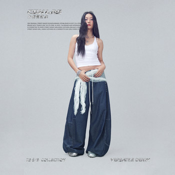 Cbxlab hip-hop hip-hop trousers denim retro