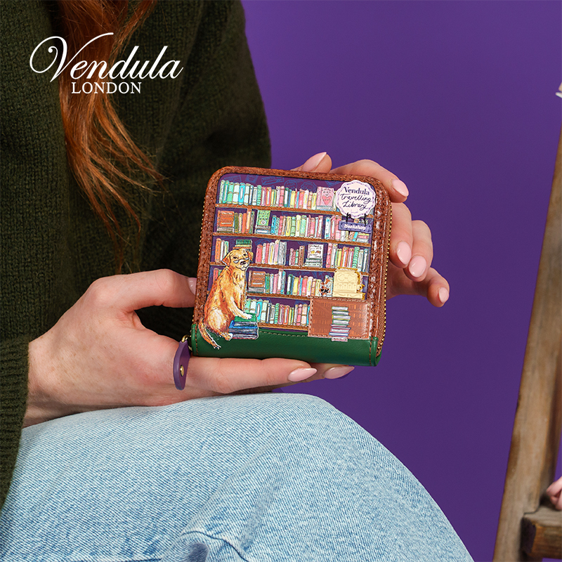 Vendula British Original Women's Bag British Retro Style Travel Library Square Zipper Wallet Card Holder Vendula British Original Women's Bag British Retro Style Travel Library Square Zipper Wallet Card Holder
