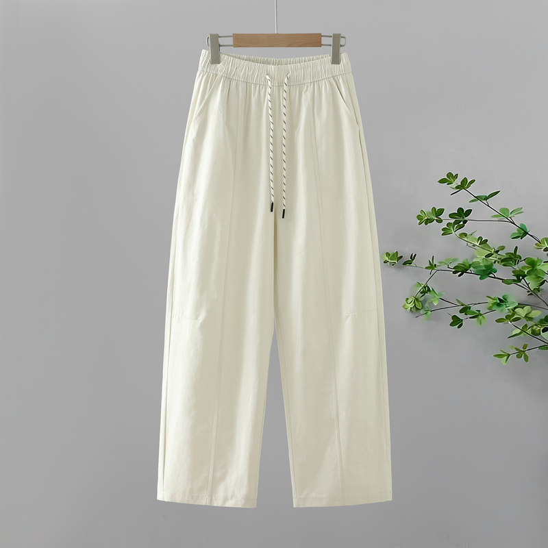 Summer Thin Slimming Scimitar Pants High-Waisted Loose Versatile Cropped Harem Pants Straight-Leg Pants Summer Thin Slimming Scimitar Pants High-Waisted Loose Versatile Cropped Harem Pants Straight-Leg Pants