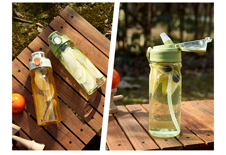 淘宝心选 Tritan材质 弹盖吸管杯 运动水杯 630mL 天猫优惠券折后￥14.9包邮（￥29.9-15）2色可选