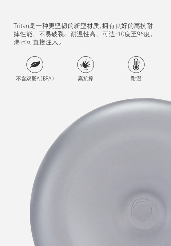 Cốc cầm tay Tritan 500ML - Tách