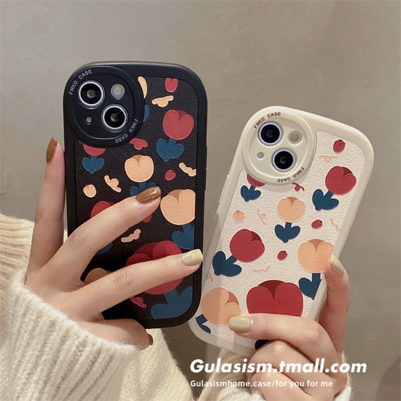 Retro flower apple 13 mobile phone protective shell iphone12 new 13pro cortical relief 12pro full package anti-fall 11 silicone xs max soft shell xr apple x female