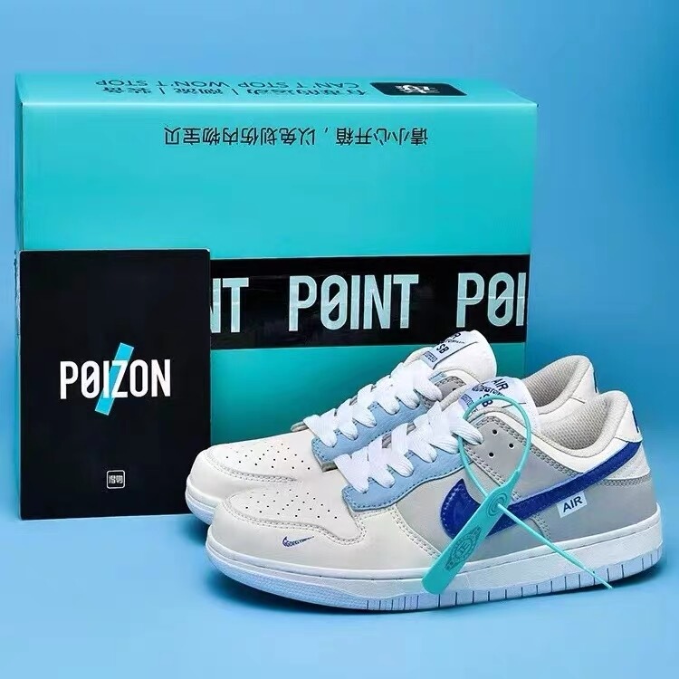 Official Website Genuine New Sea Salt Blue Aj Boys' Sneakers Children's Sports Shoes Low-Top Casual Soft-Soled Sneakers for Older Children