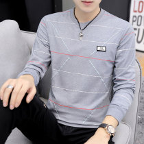 Fall lingerie mens blouse can be outfitted with fashion thin models Body Trends 2021 New Mens Autumn Clothes Upper Body Long Sleeves