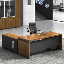 Bosdesk office table and chair combination simple modern manager desk computer table and chair large class single chief desk
