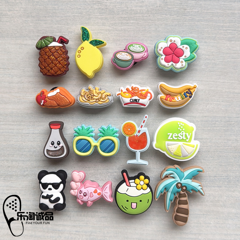 New Crocs Accessories, Shoe Charms, Summer Food and Drink Shoe Decorations, Crocs Accessories New Crocs Accessories, Shoe Charms, Summer Food and Drink Shoe Decorations, Crocs Accessories