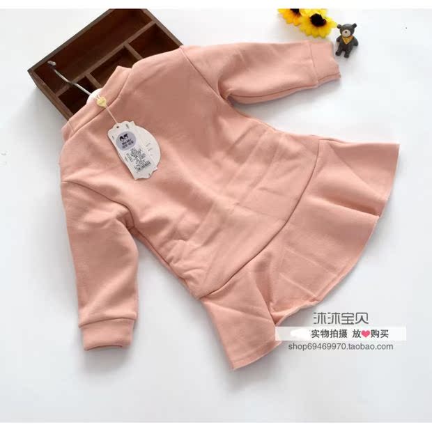 恩 Yêu cô gái mùa thu và mùa đông chất liệu cotton màu lót ấm áp Váy bé gái đôi váy dày váy elsa cho bé