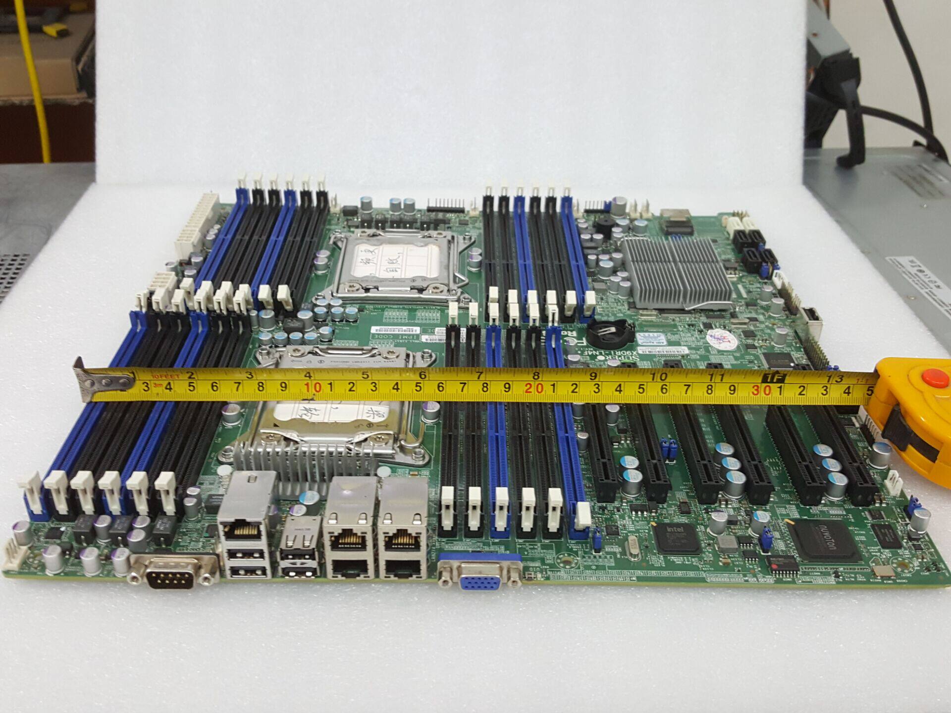 Ultra-micro X9DRI-LN4F 1 0 2 0 E5 2011 motherboard supports E5-2696V2 4 gigabit net card