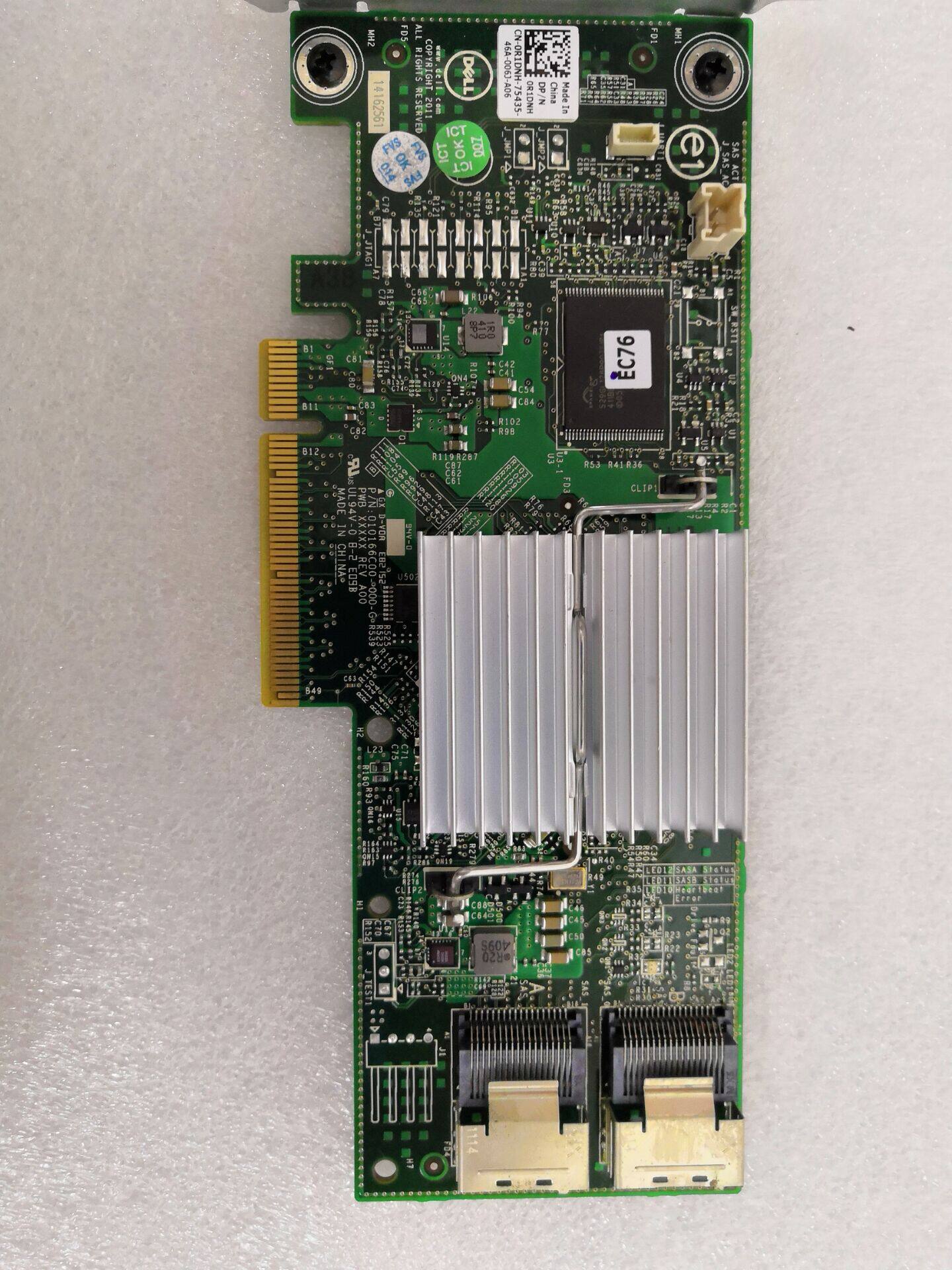 The original DELL H310 Array Card PCI-E Independent 6Gb Array Card HV52W R1DNH