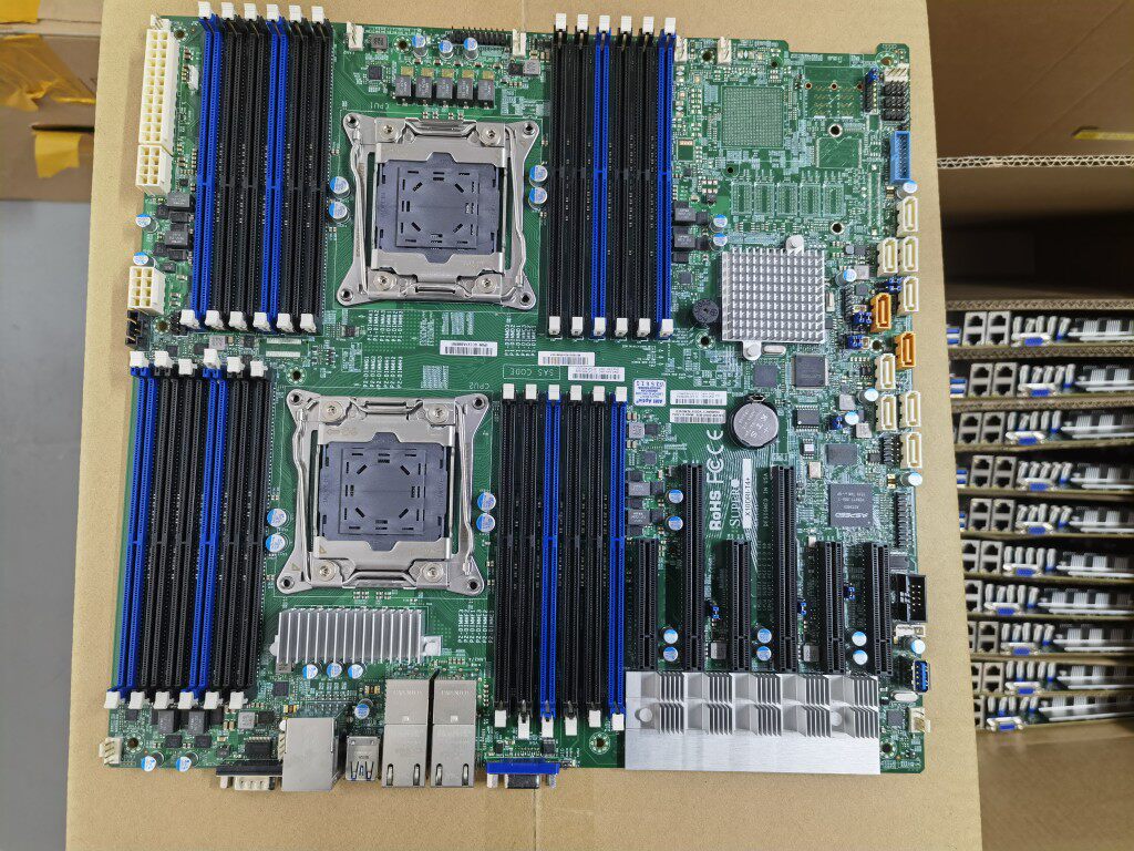 Ultra-micro X10DRI-T4 Dual-Road X99 Server Main Board Intel 612 chip Supports E5 V3 V4