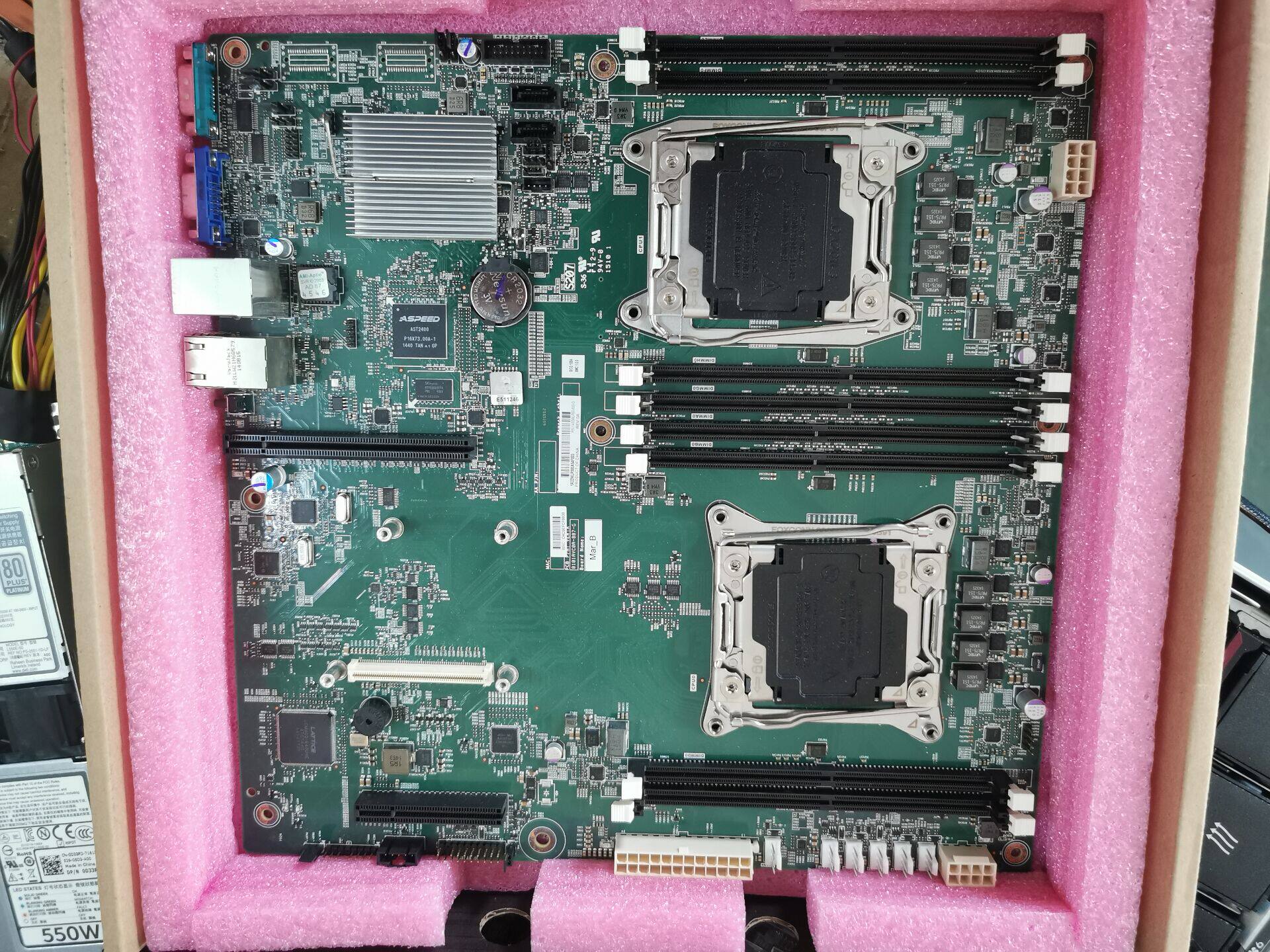 hp x99 dual-way server motherboard C612 motherboard E5 2011 series 2600 v3 ddr4 memory