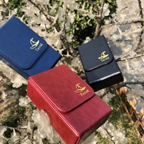 Tarot card storage box double leather surface collection board game card card oracle card box portable card box