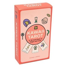 Kawaii Tarot Kawaii Cute Tarot card minimalist card full English board game card