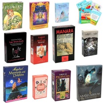 MANARA TAROT OF PAGAN CATS cute TAROT FLOWERS ORACLE midnight TAROT