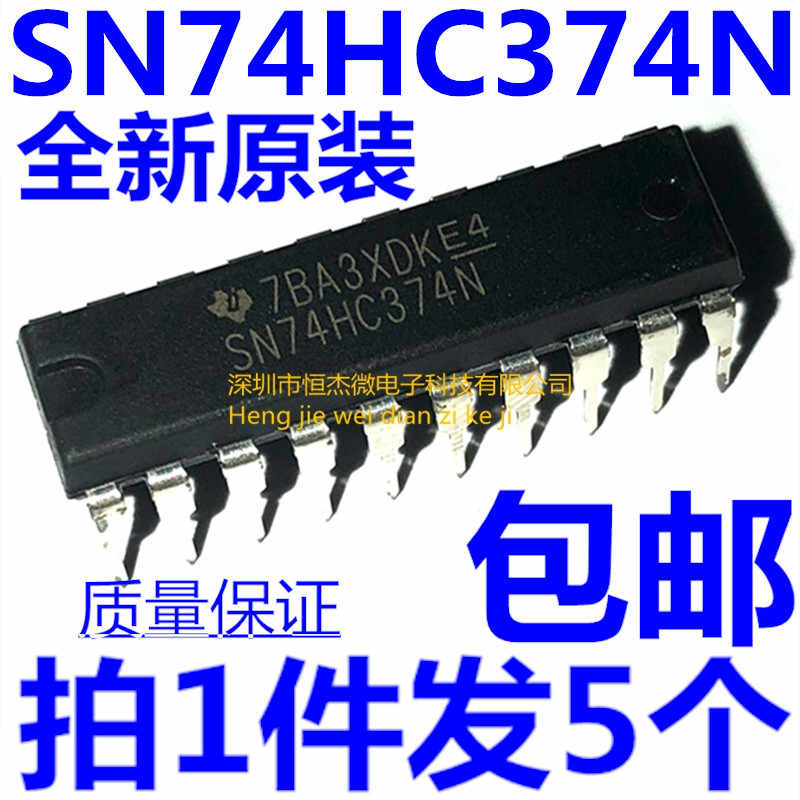 SN74HC374N TI IC, Dtype Flipflop,20Dip,74Hc374; Logic Family/Base
