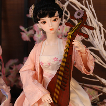 bjd doll musical instrument pipa 3-point baby camera mini model ornaments DIY splicing module shooting props