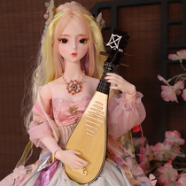 Three-point bjd doll shooting pipa props 60cm doll pipa mini instrument photo pendulum model