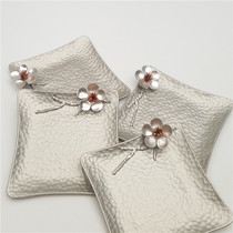 Plum coaster handmade Japanese Tea Cup tray tea tray