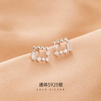 Серьги для влюбленных, серебро 925 пробы