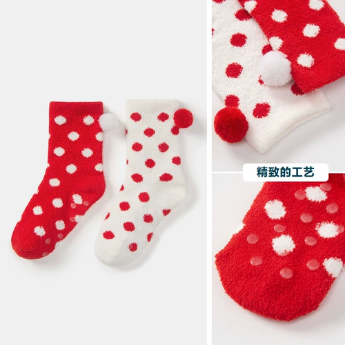 Мягкие маленькие детские зимние носки подходит для мужчин и женщин, гольфы для девочек, средней длины