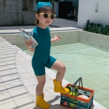 Детский брендовый быстросохнущий купальник для мальчиков, защита от солнца, 3 лет