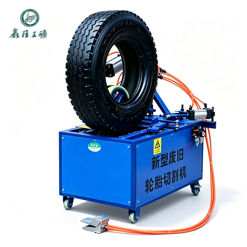 Waste Tire Cutting Machine, Car Vacuum Tire and Steel Wire Tire Cutting Equipment, Tire Separation and Edge-Cutting Machine Waste Tire Cutting Machine, Car Vacuum Tire and Steel Wire Tire Cutting Equipment, Tire Separation and Edge-Cutting Machine