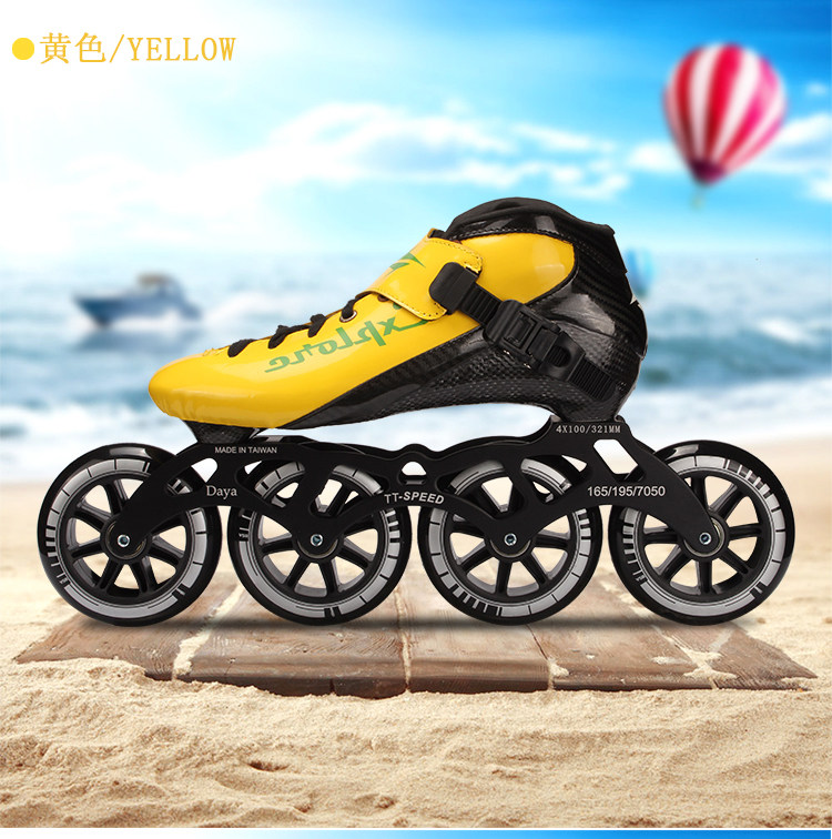 2019 Speed Inline Skates Carbon Fiber Racing Skating Patines