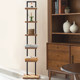 Invisible bookshelf floor-standing living room simple corner display rack bedside home corner storage rack bedside storage rack bedside storage rack