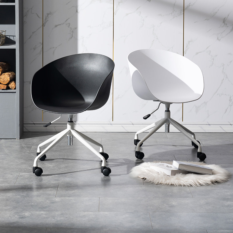 Nordic office chair comfortable and convenient modern convenience conference reception training backchair study room rotable computer chair