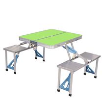 Folding table Outdoor hem Spreading Industry Portable Table Folding Wild Cooking Dinner Small Table Conjoined Table And Chairs