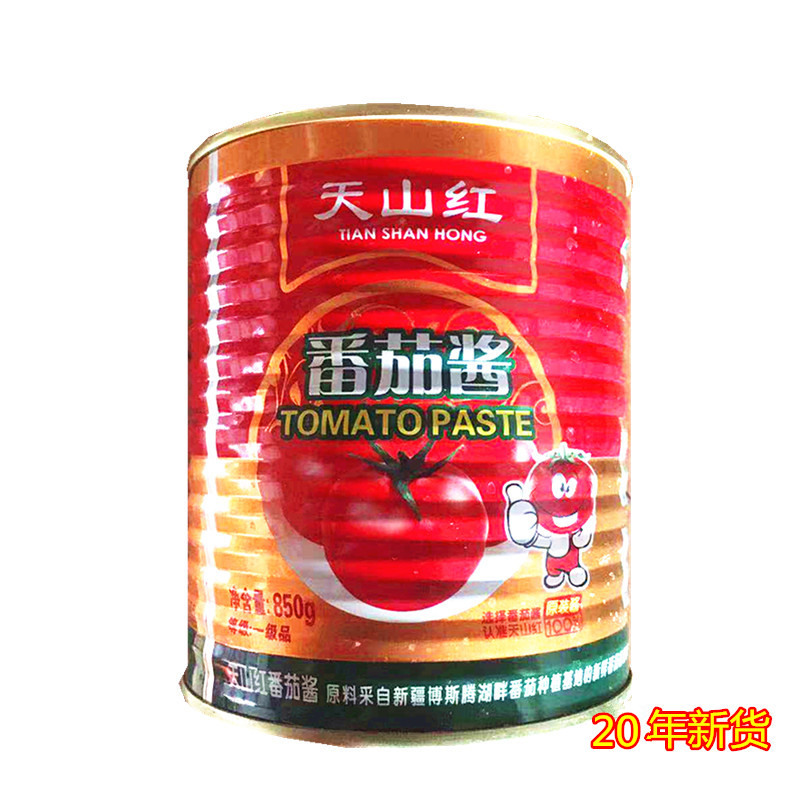  Tianshan red ketchup 850 grams of tomato barrel ketchup tomato seasoning large discount