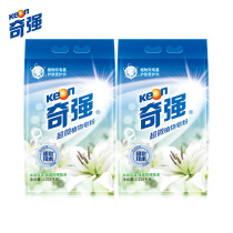 Keon Qiqiang ultra-micro plant soap powder 1228g*2 bags of laundry powder free 158g underwear soap