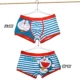 Phim hoạt hình đồ lót nam cotton hơn Doraemon dễ thương quần bốn góc mèo mèo jingle mèo thanh niên quần boxer quần sịp bé trai