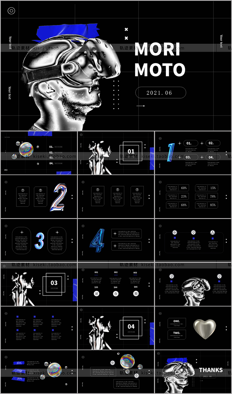 图片[20]-极简高级艺术毕业答辩作品集工作总结汇报活动策划简约PPT模板-cg男孩