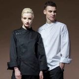 Шеф-повара Работа в одежде мужская с длинными рукавами кухонная кухня Западный ресторан для повара повара