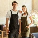 Фартук для работы, модная юбка, модный длинный нагрудник, в корейском стиле, делается под заказ