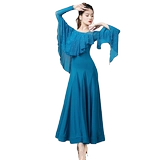 Новое современное танцевальное платье для женского национального стандартного танцевального танце