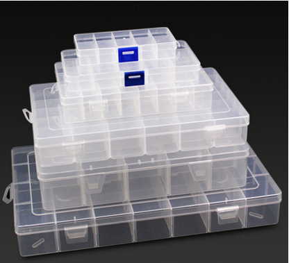 [USD 4.67] Modular Parts Box Component Box Transparent Plastic Box ...