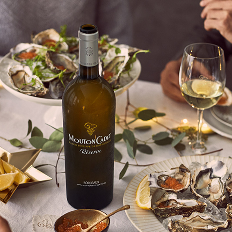 法国进口 MOUTON CADET 木桐嘉棣 罗斯柴尔德男爵 珍藏波尔多干白葡萄酒 750mL 双重优惠折后¥170包邮
