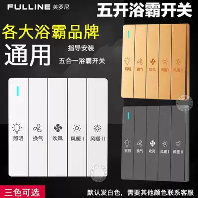 Applicable to Leishi tcl Opco Lion Dragon Yangtze Yuba switch five open universal touch five in one five control switch