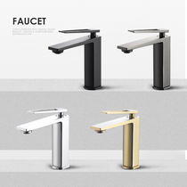 German black creative tap toilet hot and cold bathroom onstage washbasin pelvic floor pelvic floor basin full copper tap