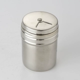 Ке де Санта -Стальная ремня Страница Пейс Пеппер Резковая резервуарная бутылка с посыпать бутылками соль солевой пудру бутылка