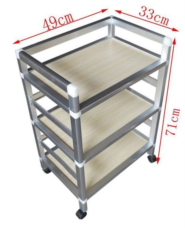 Bán chạy nhất làm đẹp đồ nội thất làm tóc giỏ hàng cắt tóc cửa hàng dụng cụ tủ tóc salon xe đẩy vẻ đẹp thẩm mỹ viện tủ gỗ rắn về - Hair Salon / Nội thất làm đẹp ghế gội đầu nhỏ gọn