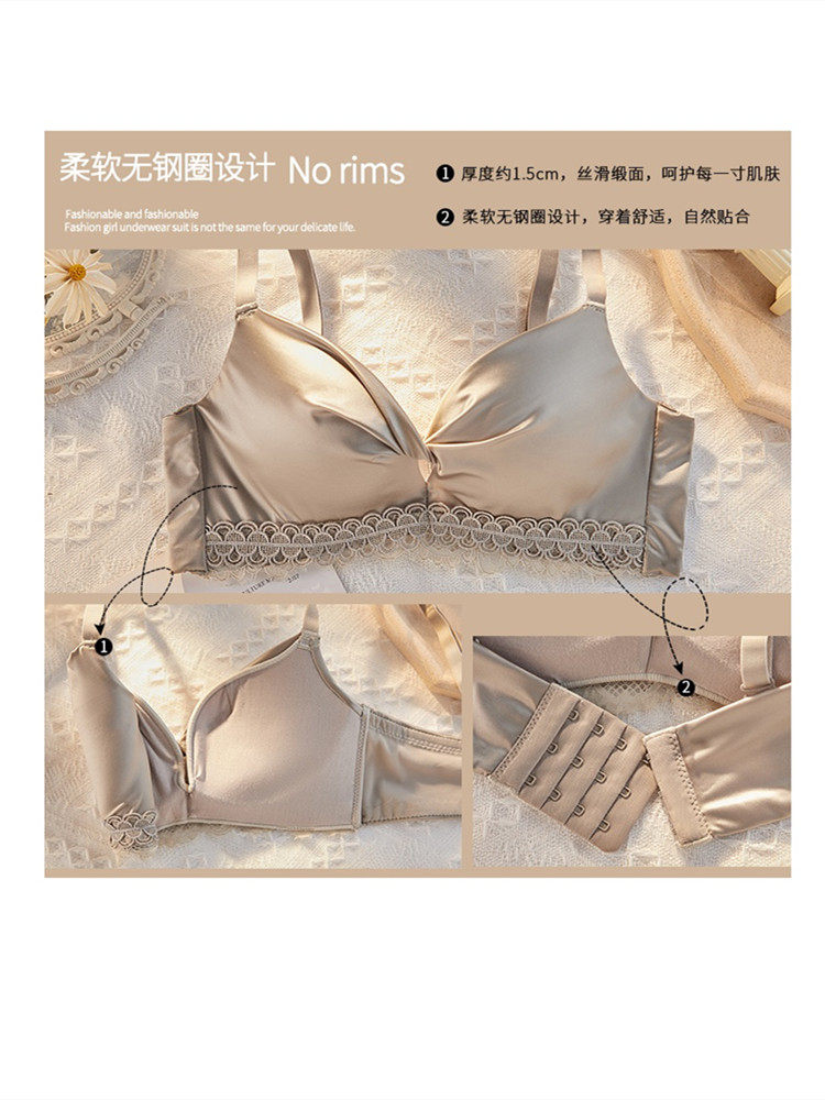 Underwear, push up bra, wireless bra, set