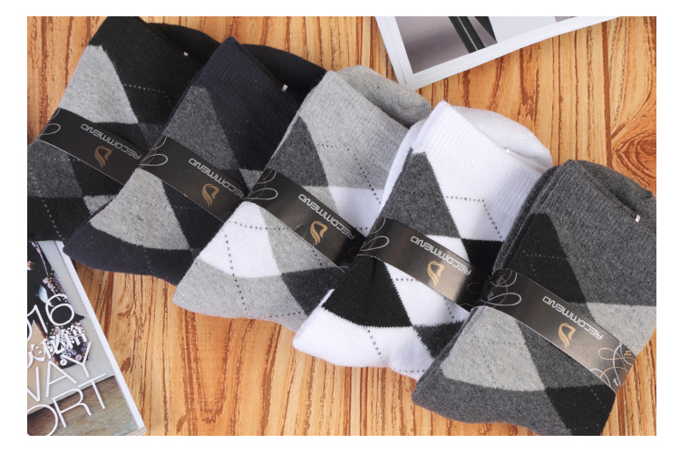 Vớ nam dày tất nam trong vớ ống bé trai vớ cotton mùa thu và mùa đông sinh viên vớ kinh doanh vớ cao tuổi tất 3d