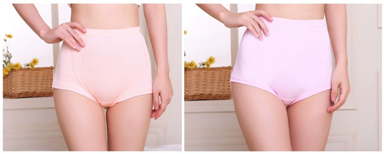 Quần lót nữ trung niên và cổ điển cotton cotton cũ tam giác quần short mẹ đồ lót cộng với chất béo lớn kích thước cao eo lỏng quần