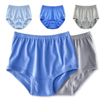 3 5-piece middle-aged underwear male old man pure cotton large size high waist red briefs head daddy shorts flat angle