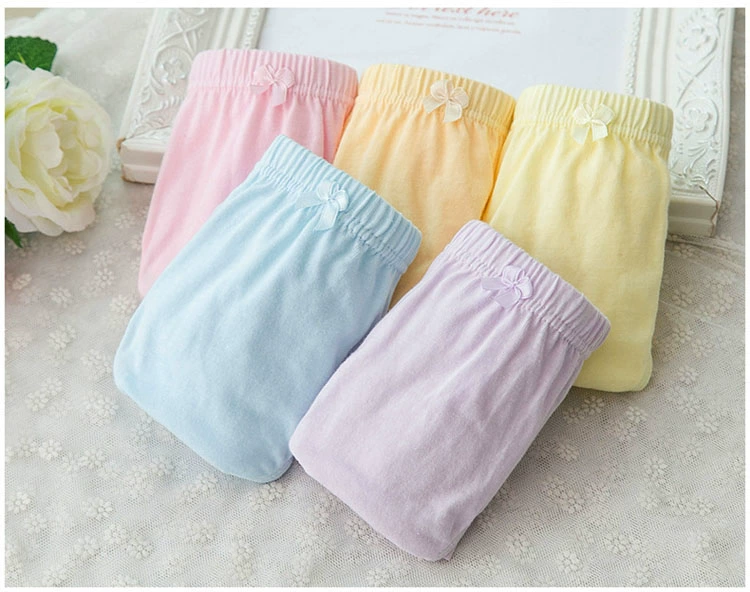 Quần lót 6 màu nữ chất liệu nữ trung eo cotton cotton trung niên chất béo quần short cotton quần đáy quần mẹ